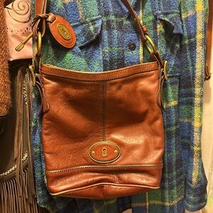 Fossil Bucket Bag